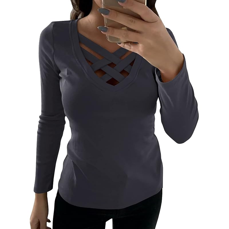 Casual Basic Blouses Tunic Tops