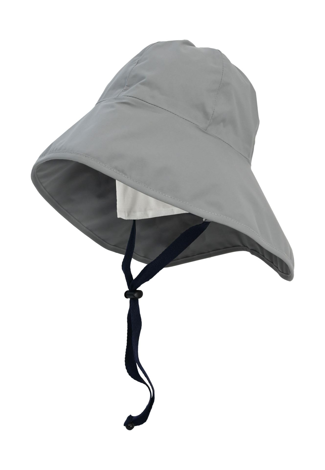 Crazy4sailing Unisex Graphitegray Southwester Rain Hat Men & Women Storm - Waterproof Sailing Hat With Lining & Chin Strap - Classic Oilcloth Rain Hat For Sailing, Fishing & Outdoor - Windproof & Breathable,
