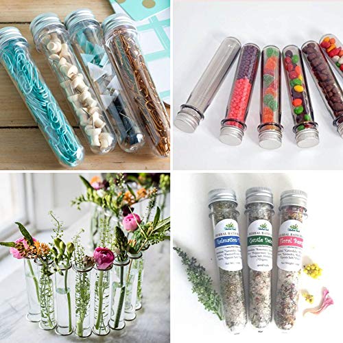 Btsd-Home 29X150Mm(70Ml) Plastic Test Tubes With Screw Caps For Gumball Candy Storage, Bath Salt Vials, Hot Cocoa Containers, Bridal Shower, Baby Shower, Wedding, Kids Birthday Party Favors（30 Pack） #TOP3