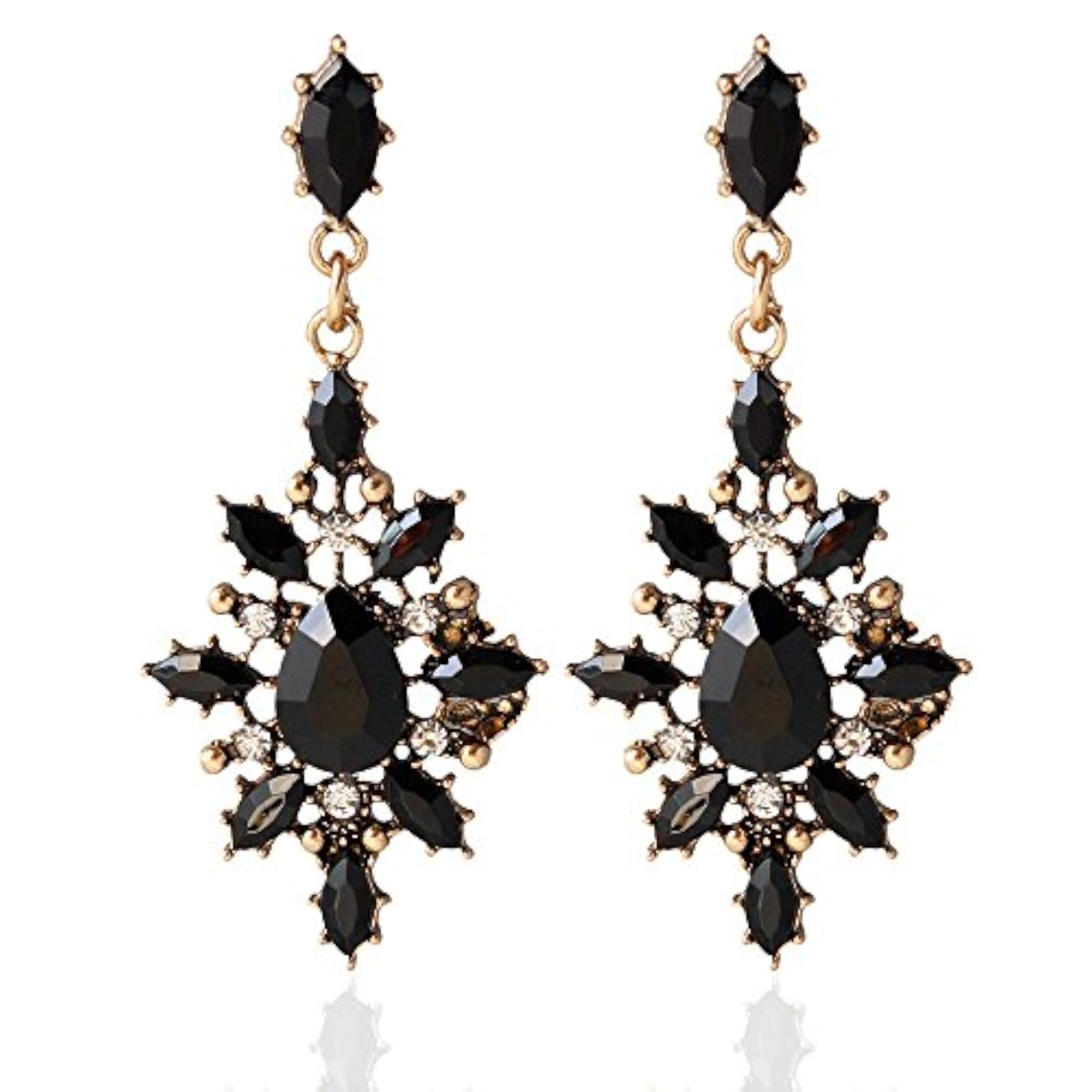Women's Charming Flower Drop Earrings, Gift for Girls