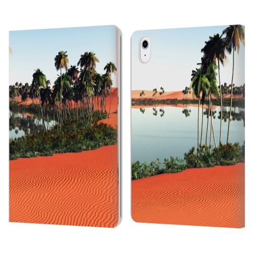 Carcasa de cuero tipo libro iPad Air 2022 Simone Gatterwe Sáhara funda protectora con tarjetero