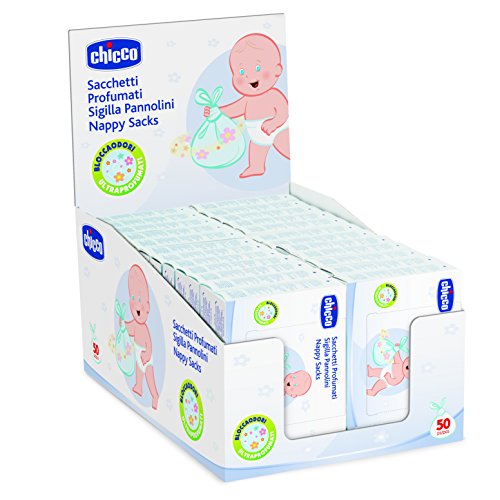 Sacos Perfumados para Fraldas, 50 Unidades, Chicco, Salmão