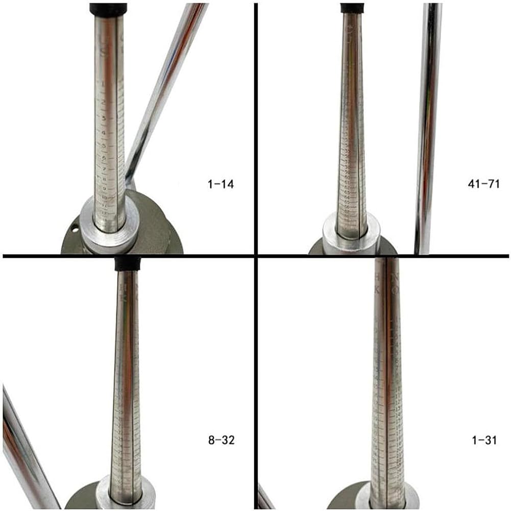 Ring -Stretch -Werkzeug, Fingerringstrecker Reduzierer, HK/USA/EU Drei Spezifikationsskala, Ringwerkzeug Sizer -Börse, Bandgrößenvergrößerungsreduktion, Juwelier -Shop -Werkzeug