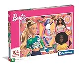 JEU DE SOCIÉTÉ : Image représentant Barbie avec des couleurs distinctes et de nombreux détails graphiques qui aident à repérer les différentes zones lors de la construction du puzzle.