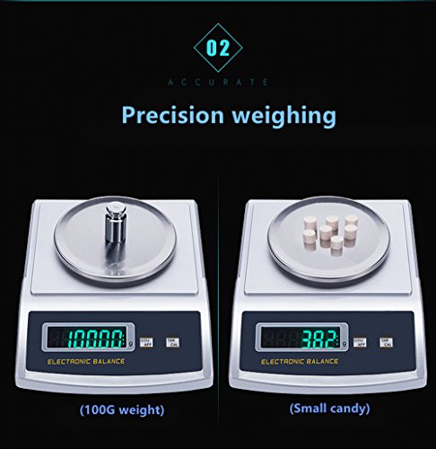 Balanza analítica electrónica NEWTRY 200g 0.001g miniatura 3