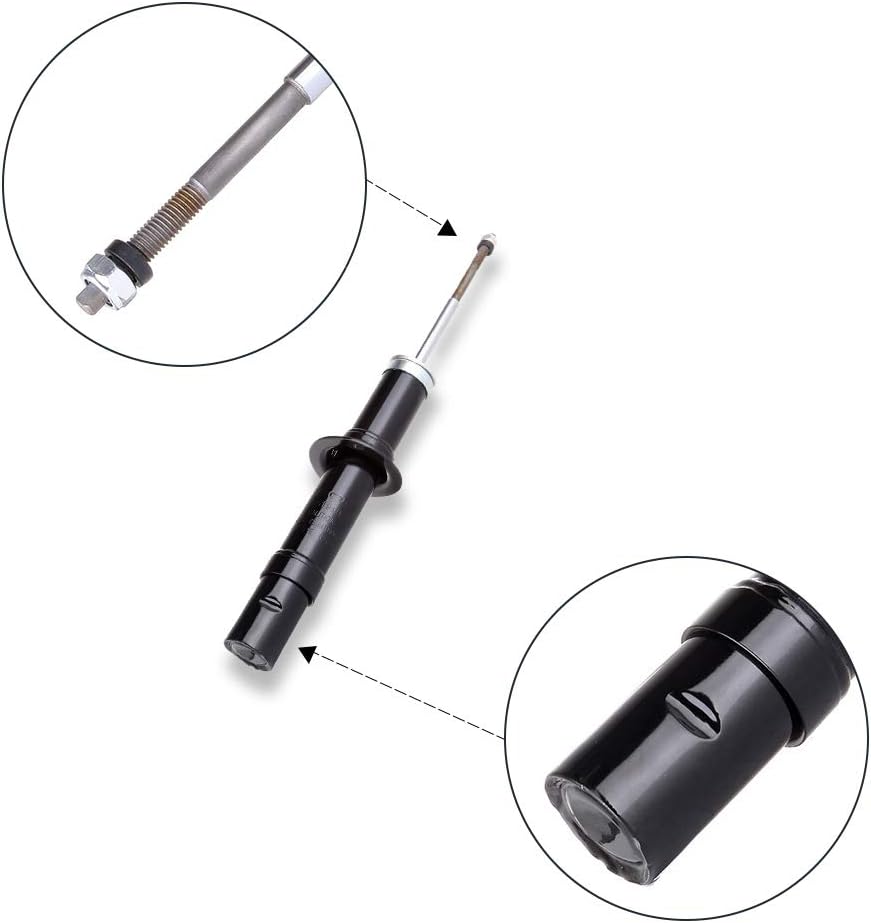 ECCPP shock Struts shock absorbers for 1999-2000 for Chrysler Cirrus,1999-2006 for Chrysler Sebring,1999-2006 for Dodge Stratus shock Struts for 341604 344610 Front and Rear shocks