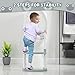 GarveeLife Potty Training Seat with Step for Toddlers, Anti-Slip Safe Pads, Adjustable Height, Ladder Stool