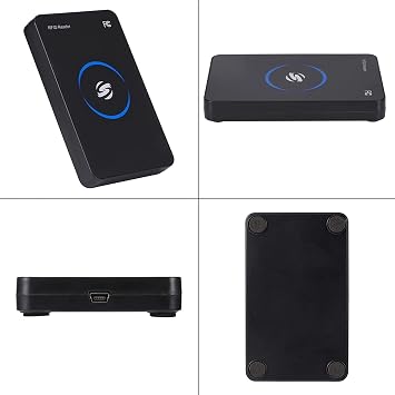 Card Skimmer Reader 12×9×4 13.56Mhz Contactless Hf Smart Ic Usb Card Reader for One Mf1 S50 S70