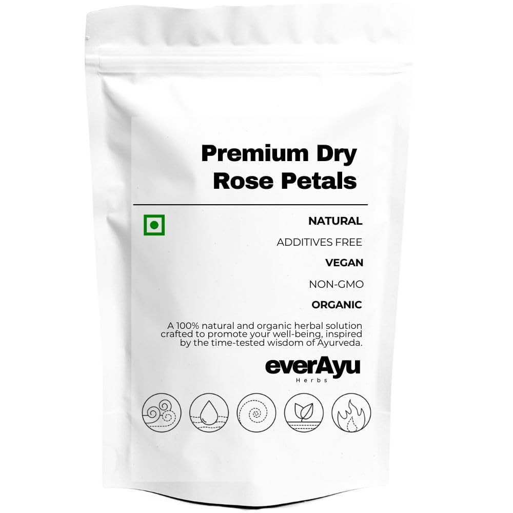 Premium Dry Rose Petals Whole | Sukhi Gulab Ki Pankhudi | Dried Flowers | Gulab Patti | Culinary & Decorative Rose Petals-image-21