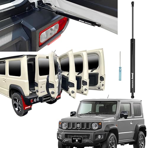 新型 2025モデル タイプ1/J3 Jimny & SIERRA ステッカー付属 JB74W ジムニーシエラ車用 リアゲートダンパー 無段階調整 機能搭載 0度〜95度まで自由に止まる バックドアダンパー ドア開閉角度微調整可能 ドアパンチ対策 油圧ダン