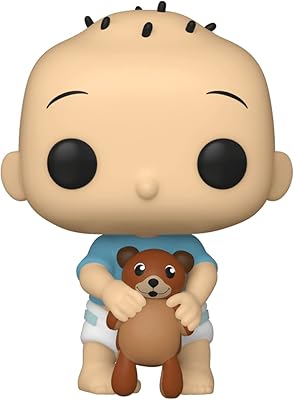 POP Rugrats - Tommy Pickles with Teddy Bear Funko Pop! Vinyl Figure (Bundled with Compatible Pop Box Protector Case), Multicolored, 3.75 inches