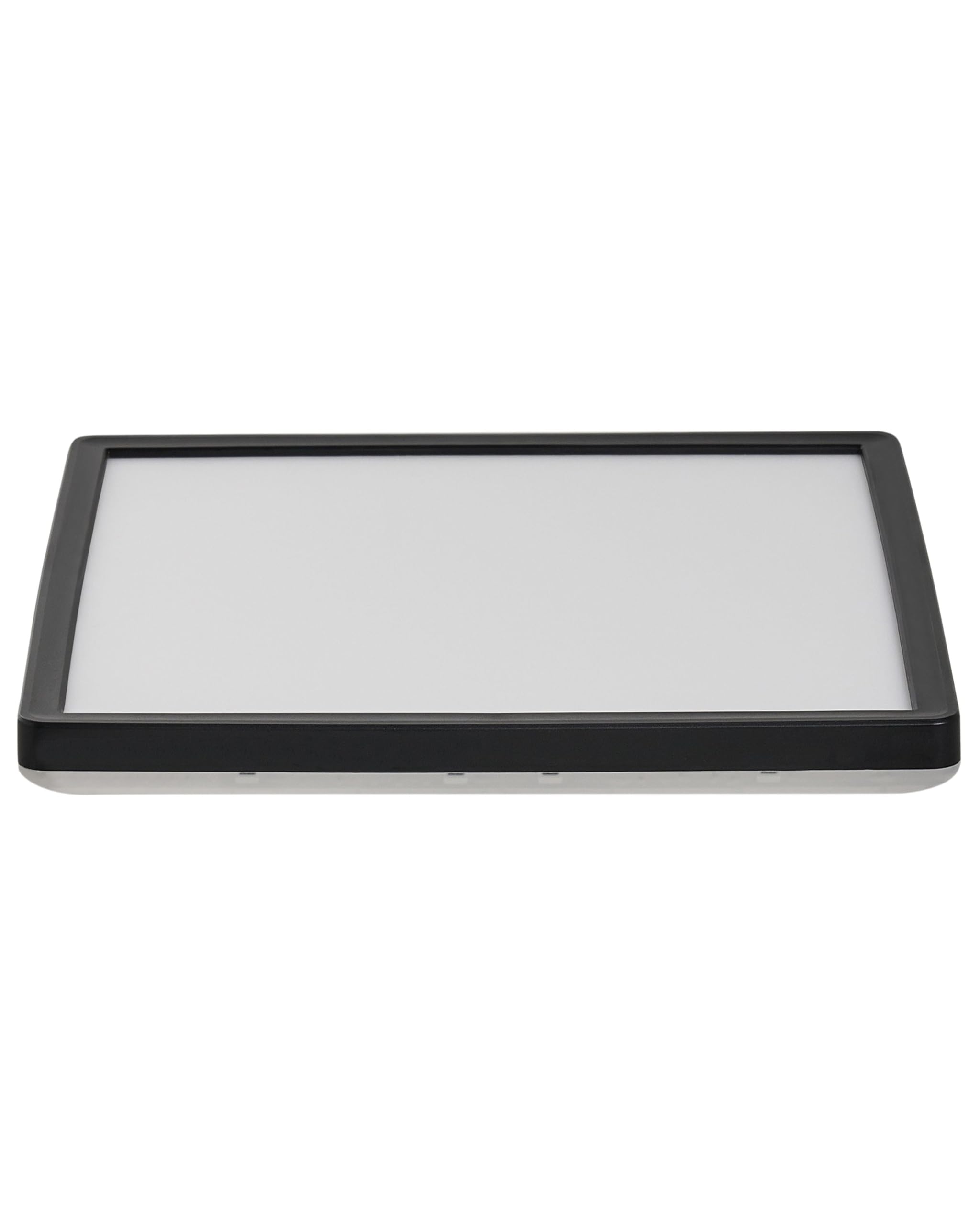 Lampa sufitowa płaska plafon kwadratowy LED panel natynkowy 42 cm czarny Tivora