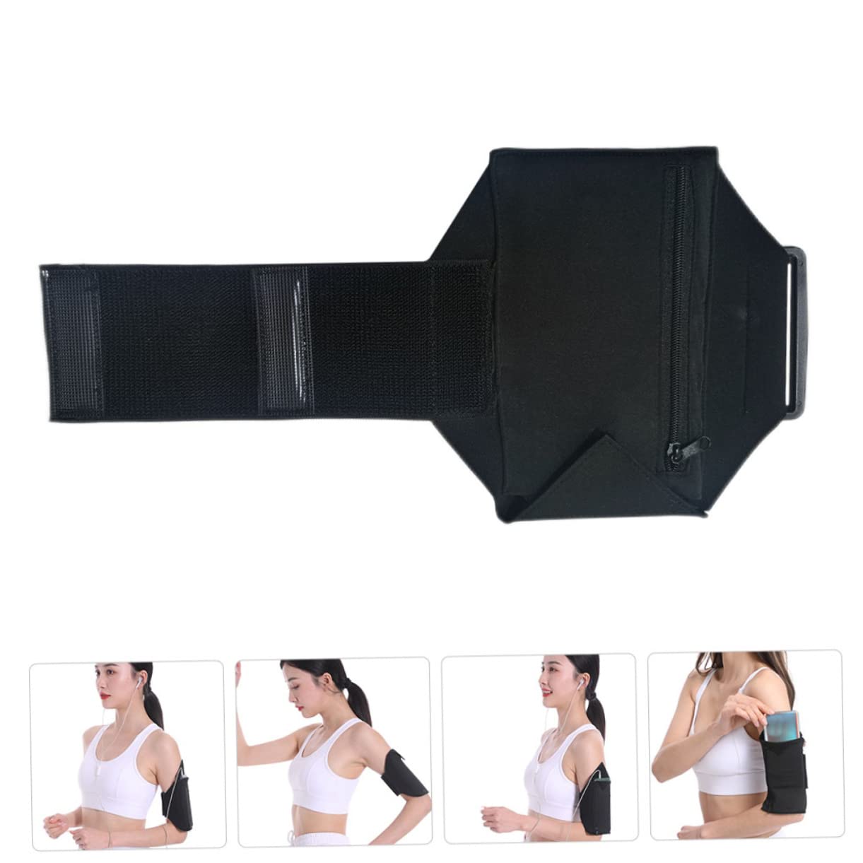 VILLCASE 4 Pezzi Marsupio per Telefono Braccio e Polpaccio per e Fitness Design e Confortevole per e Accessori per Attività Outdoor e