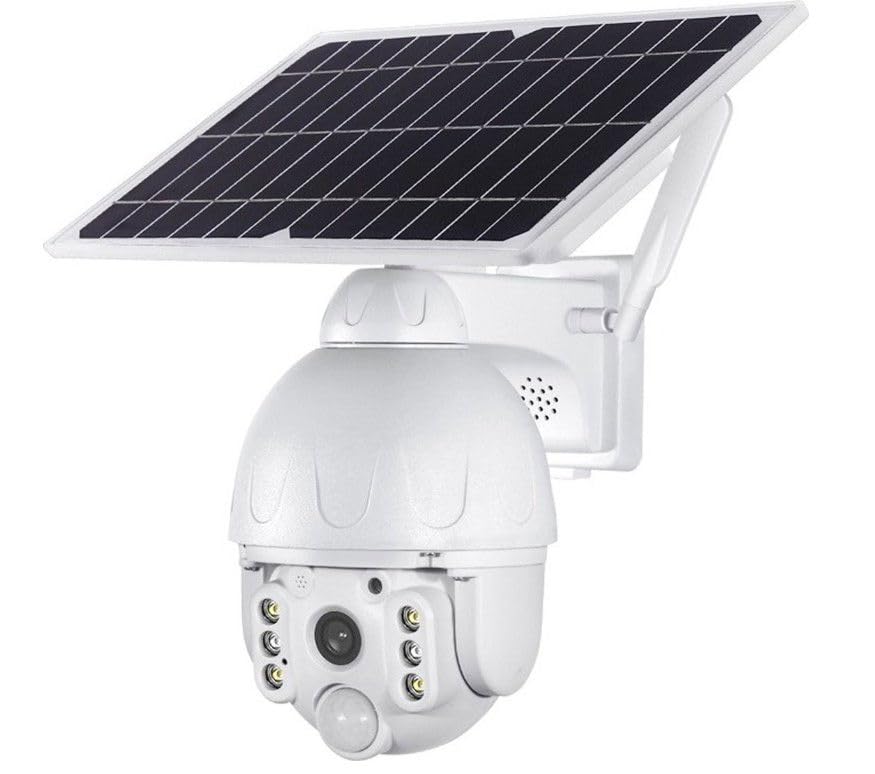 Caméra 4G extérieure solaire DrPhone pour sécuriser sans électricité ni Wi-Fi