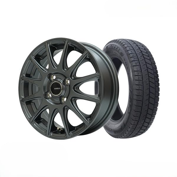 Amazon | 155/65R14 ホイールセット BRIDGESTONE BLIZZAK VRX3+S12