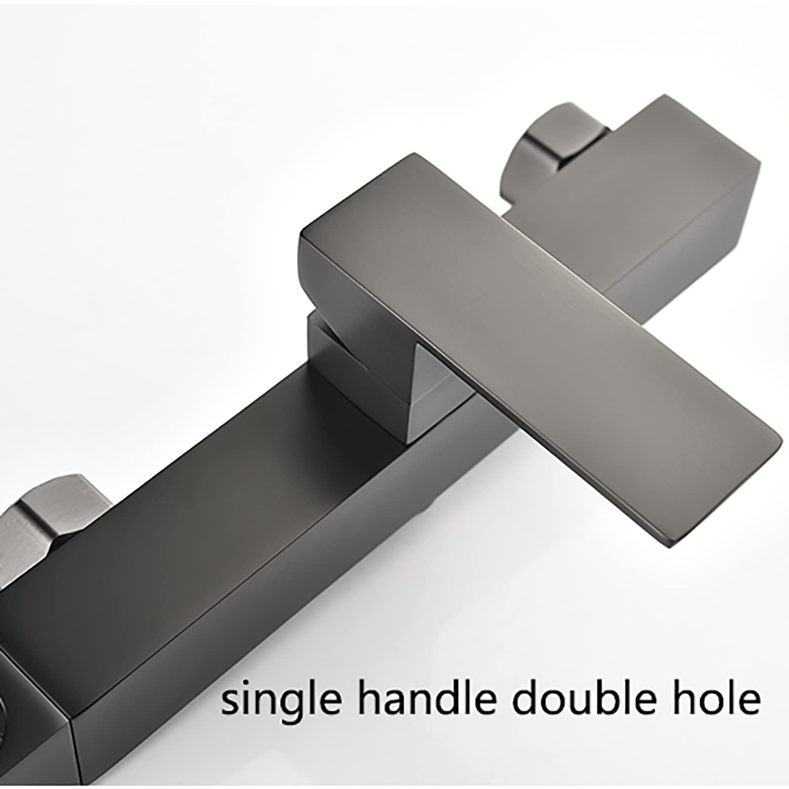 Handheld-Bidet, Graues, wandmontiertes Handbidet mit Windelbrause und Kalt- Warmwasseranschluss for die Toilette(Grey)