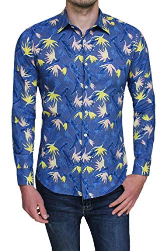 Chemise homme lin bleu pour ne plus souffrir de la chaleur en été