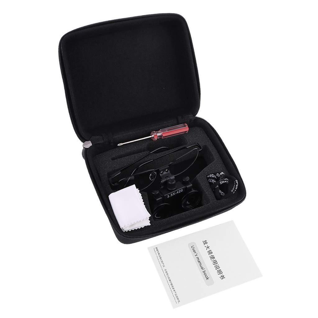 2.5X 3.5X Binoculaire Chirurgie Loupe Dentaire Loupe Chirurgicale Médicale w Lunettes