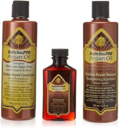 Prepack Shampoo,Acondicionador y Aceite de Argan Babyliss Pro. :  Amazon.com.mx: Belleza