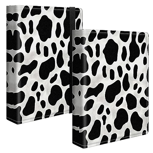 Image of Cow Prints Photo Album 4x6 120 Pockets Photos with Strong Elastic Band, Small Mini Albums Sheet Protector Folder for Photos, Album for Family Wedding Baby Women Men Vacation Gift