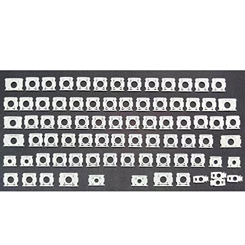 Replacement Full Keyboard Hinge Keycap Keys Scissor Clips Hinge Set Compatible with MacBook Pro/Air Retina 14/15/16 inch Model A2442 A2485 A2681 A2779 A2780 A2941 A2918 A2992 A2991 2022-2023 Year