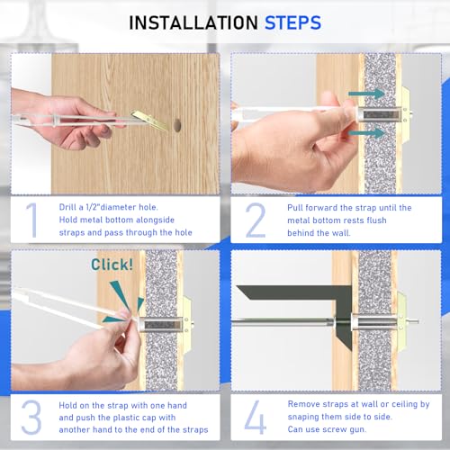 Prlf BSDZ-CU-20 Drywall Anchor With Included Bolts thumb #5