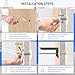 Drywall Anchor with Included Bolts for 1/4”-20, Heavy Duty Hollow Drywall Anchors for TV Mounting Kit, Hollow Wall Anchors Holds up to 270lbs Each in 1/2” Drywall, 12 Packs