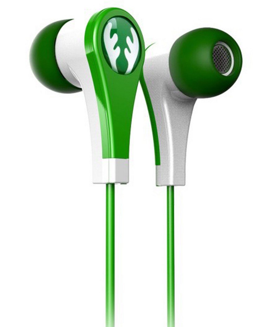 iFrogz IF-ANE-DER Earbuds (Safe for Ears)- Green