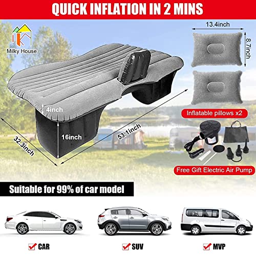 Car Air Mattress Back Seat, Car Inflatable Bed Mattress, Inflatable Car Air Travel Bed Mattress, Rv Bed Mattresses For Automotive Suv Truck,Backseat Air Mattress For Car Back Seat Sleeping Car Bed Set #TOP3