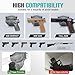 2Pack Gun Magnet Mount for Truck Car Vehicle ,Gun Accessory for Pistol Shotgun Revolver with Trigger Guard Protect,Gun Magnet Rated Max up to 15 LBS Conceal in Desks Safe Wall Easy to Access&release