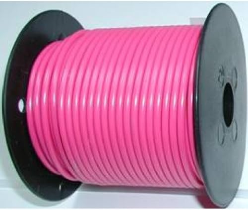 16 AWG Tinned Marine Primary Wire, Pink, 500 Feet