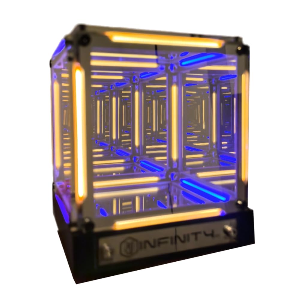 Hypercube 4D veilleuse bureau LED à effets couleur changeante