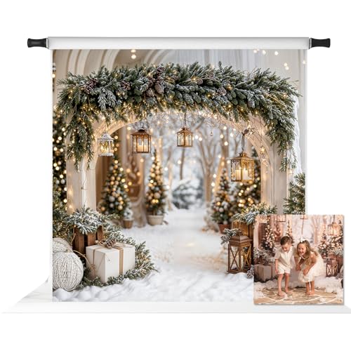 Arche de Noël décorative pour vos photos de famille au pied des sapins