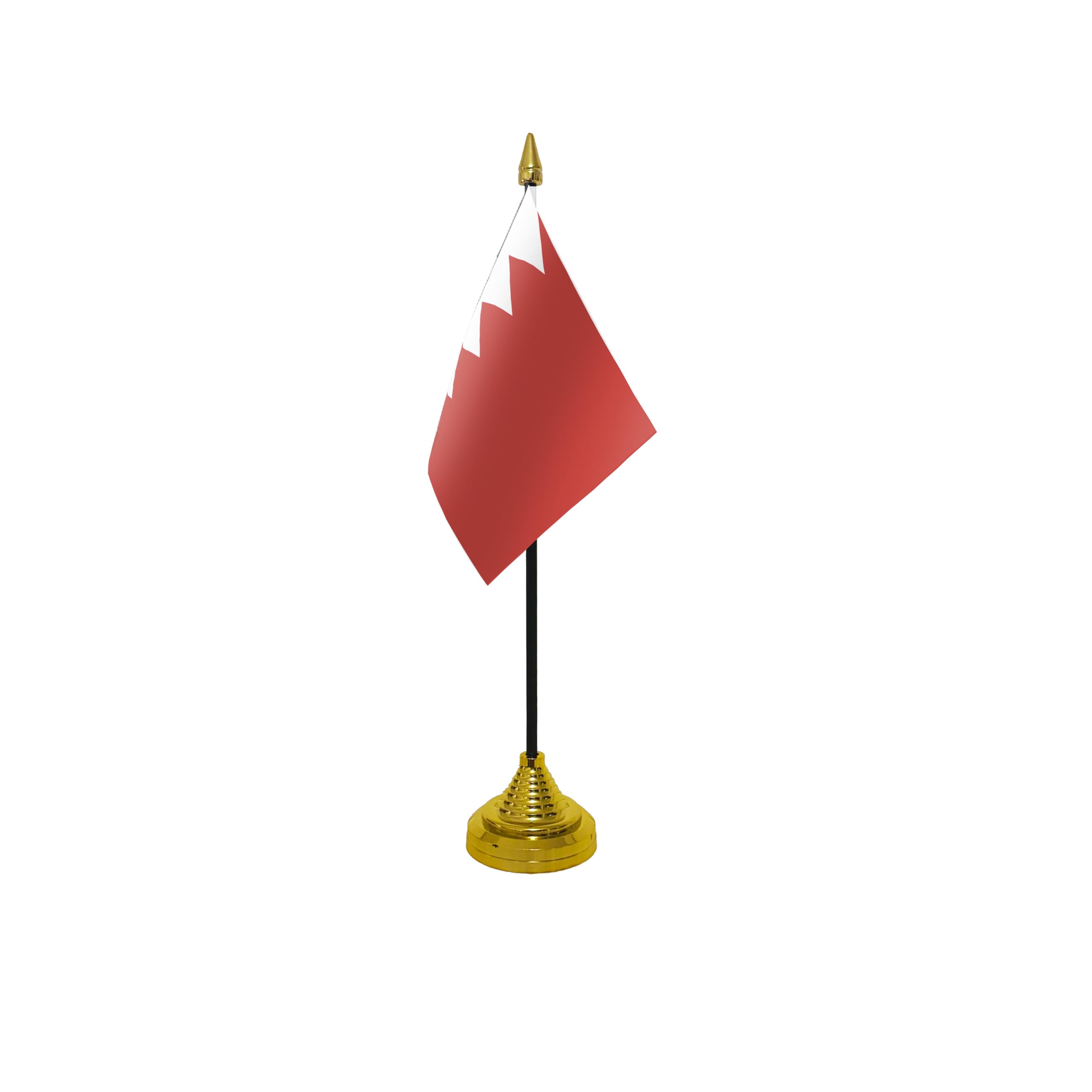 Flagtex Bahrain Small Table Flag With Gold Base