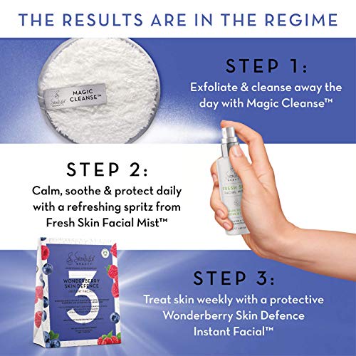 Seoulista Beauty® Wonderberry Skin Defence Instant Facial™ 30ml 3 Pack | Skin Protecting Face Sheet Mask | Dermatologist Created Korean Skin Care | Infused with Pomegranate and Hyaluronic Acid - Image 8