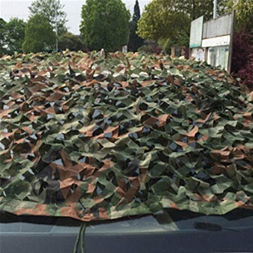 ZHEYANG Tarnnetz Sonnensegel Sichtschutznetz Camo Netting Shade Stoffnetz Camo Woodland Camouflage 210D Oxford Polyester… – Bild 4