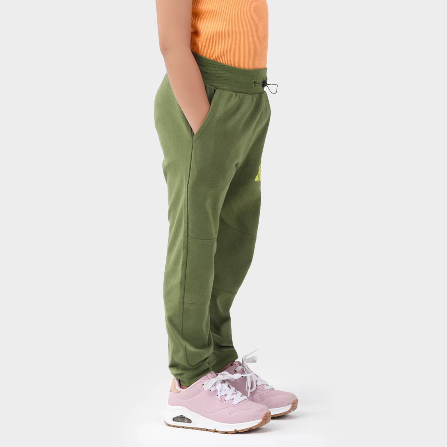 superbottoms Cotton Joggers for Kids - Stretchable Baby Pants - Premium Cotton Pajama for Kids | 7Y - 8Y | Adjustable Elastic Waistband Joggers - Waist & Ankle Ribs for Better Fit - 3 Trendy Colours - Image 3 thumbnail