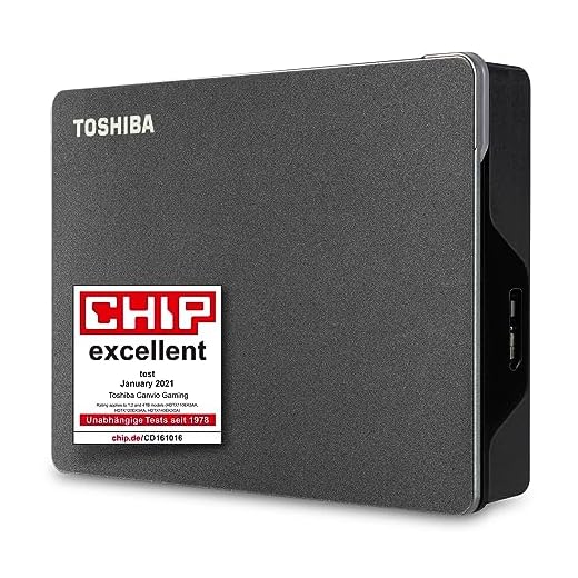 Toshiba 4TB Canvio Gaming - Disco Duro Externo Portátil Compatible con la Mayoría de las Consolas PlayStation, Xbox y PC, Tecnología USB 3.2. Tecnología Gen 1, Negro (HDTX110EK3AA)