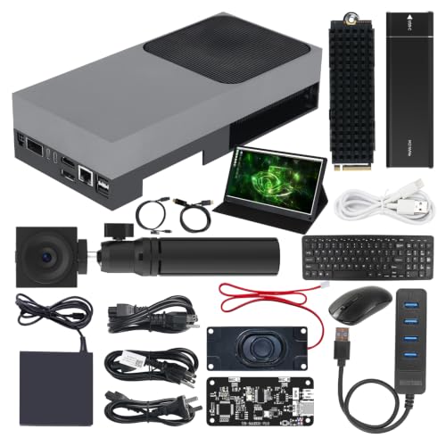 Image of Yahboom Jetson AGX Thor Developer Board 128GB 2070 TFLOPS AI Large Model Voice Module, USB 3.0 HUB, 15.6in Display, USB Camera