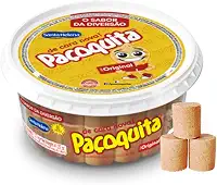 PAÇOQUITA ROLHA DESEMBALADA POTE DE 1,17KG COM 65 UNIDADES