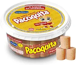 PAÇOQUITA ROLHA DESEMBALADA POTE DE 1,17KG COM 65 UNIDADES