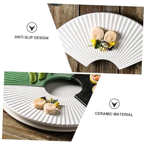 Plato de cerámica estilo japonés para sushi y postre miniatura 5