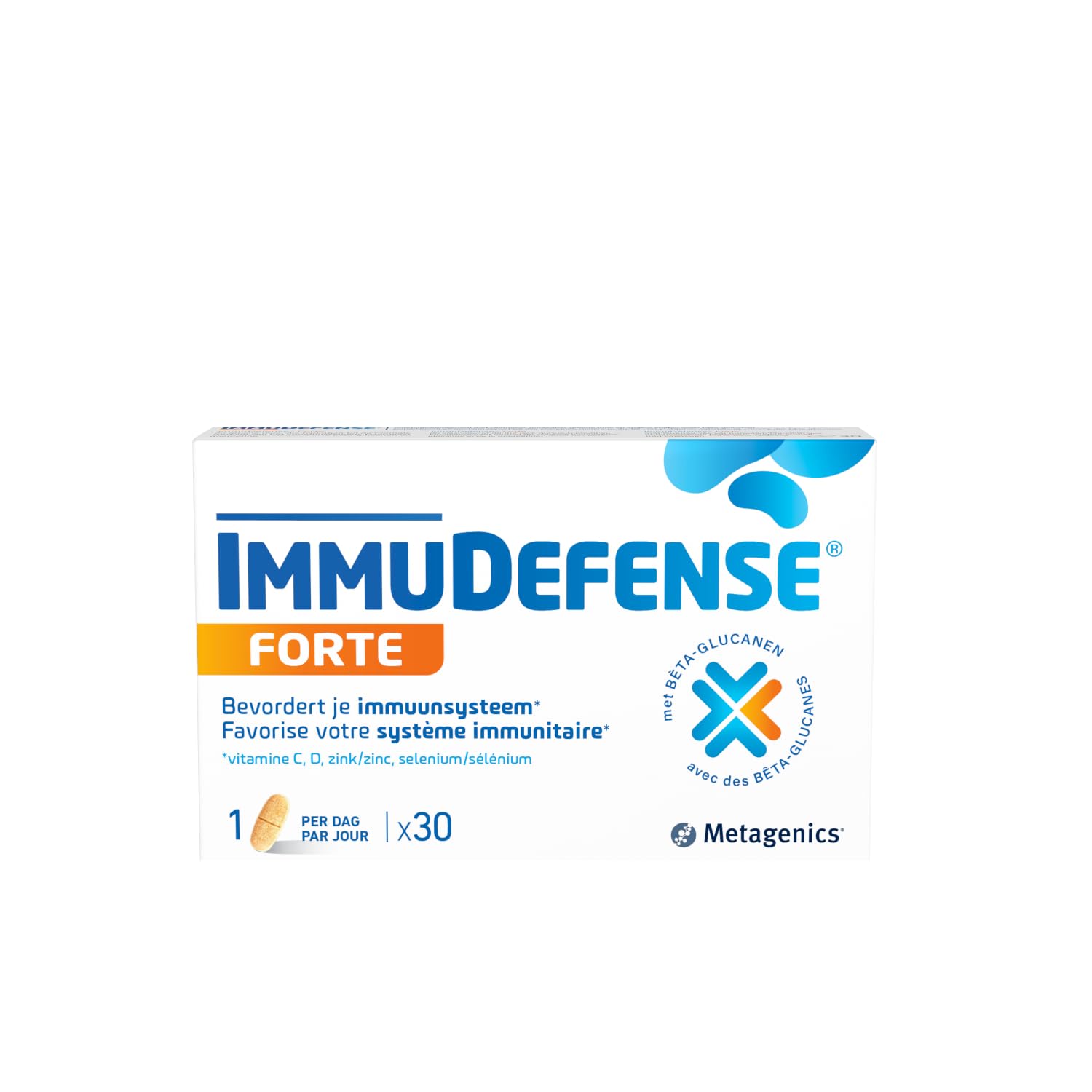 Metagenics ImmuDefense Forte - Vitamin C, D, Zink & Selen - 30 Tabletten