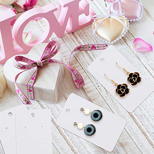 image for Coopay 200 Pieces Earring Display Card Earring Card Holder Blank Kraft