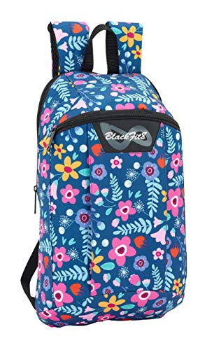 Blackfit8 Flowers Mochila Tipo Casual  Senderismo 39 cm