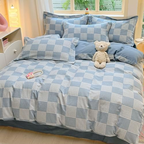 Ensemble de literie en coton doux parure chic lavable lit chic - 4