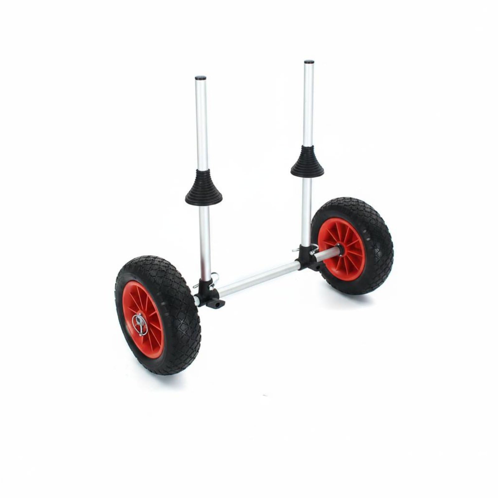 harayaa Carro de Transporte de Kayak con Soporte Vertical Carrito Portakayak y Remolque Compatible con Orificios de Desagüe Marco Ajustable 8-42.5 Cm Adecuado para Playa de Orilla
