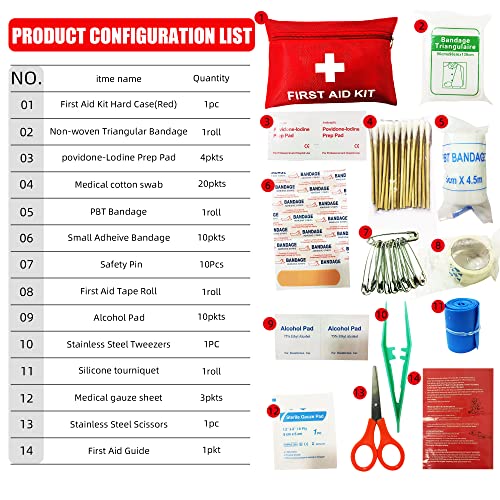 Erste-Hilfe-Set Kleines Erste-Hilfe-Set für Notfall, Zuhause, Camping, Travel, Sports, Office, Outdoor, Car, School Emergency & Medical Supplies - Image 4