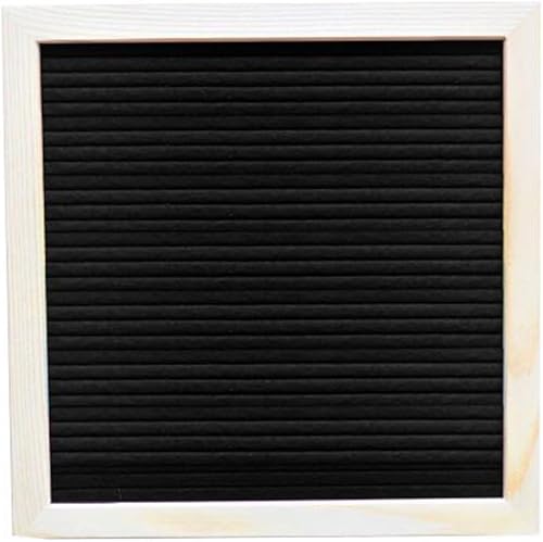 Tablero de letras de fieltro con calcomanías de letras, tablero de mensajes de madera, tableros de letras intercambiables para aula, oficina en