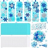 Resholder 490 Pcs Winter Bookmark Crafts Kits...